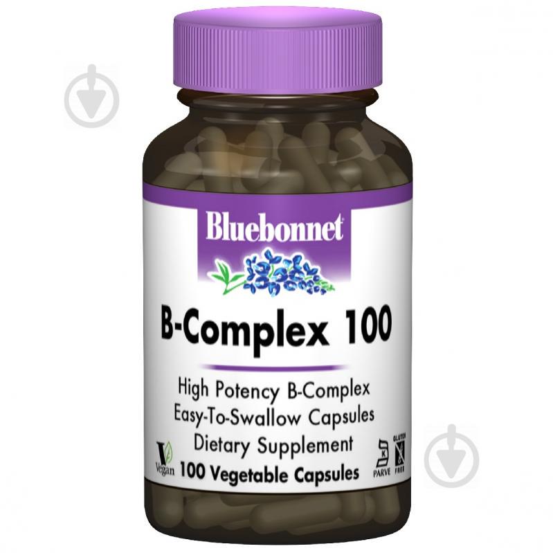 В-Комплекс 100, Bluebonnet Nutrition, 100 гелевых капсул