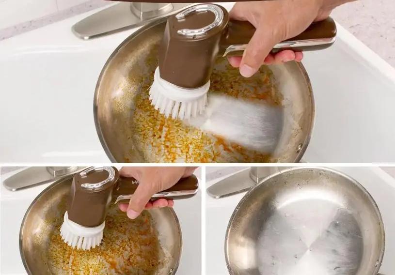 Щітка для прибирання та миття посуду з 5 змінними насадками бездротова електрична USB зарядка (25661245) - фото 5