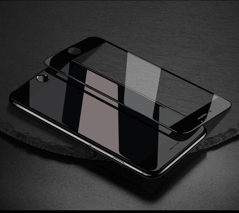 5D стекло iPhone 7 Plus / 8 Plus (Защитное Full Glue) Black (06627-2B)