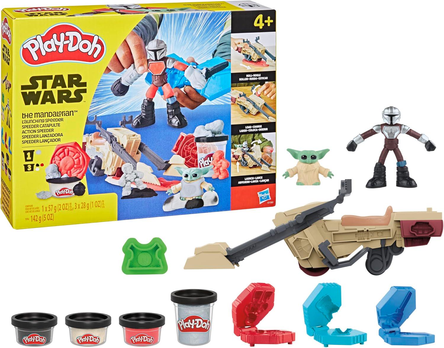 Набор для лепки Hasbro Play-Doh Звездные войны Запускной набор Мандалорца! (G1582)