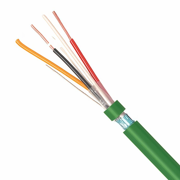 Кабель HELUKABEL E-BUS/KNX PVC 2x2x0,8 мм² 1 м Зеленый (81663)