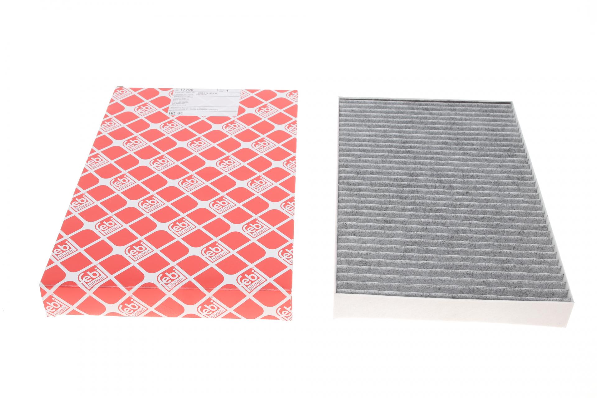 Фільтр салону FEBI BILSTEIN для Audi A6 97-05 вугільний (17796)