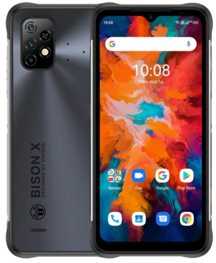 Смартфон Umidigi Bison X10 4/128 Гб Global NFC Black
