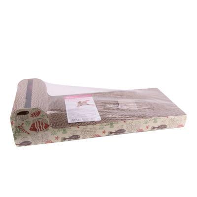 Дряпка для котів Eastland Лежак з котячою м'ятою паперова 52 x 21x12 cм (557-075)