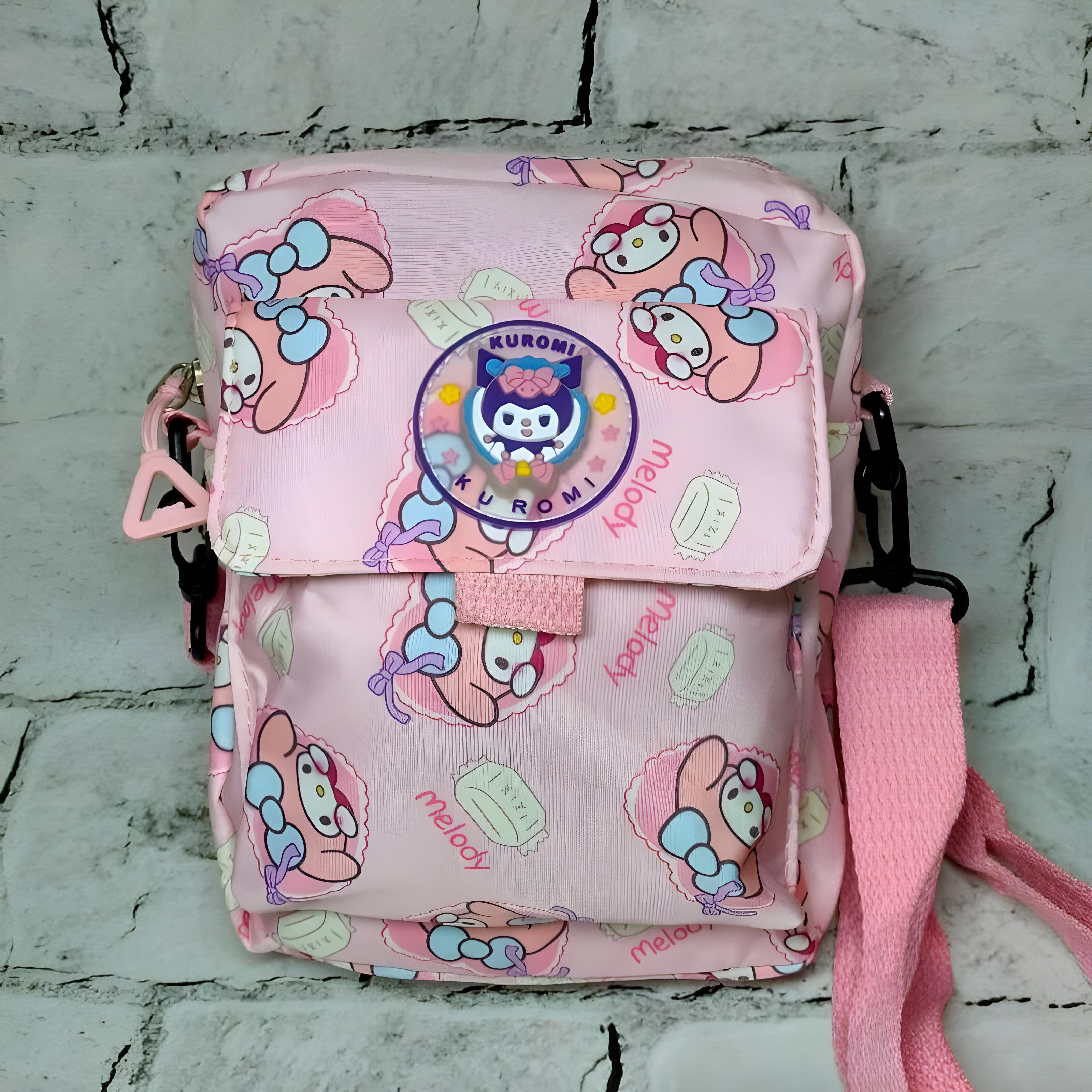 Сумка дитяча крос-боді Мелоді 20х16х6 см Рожевий (25-575) - фото 2 Сумка дитяча крос-боді Мелоді 20х16х6 см Рожевий (25-575) - фото 2