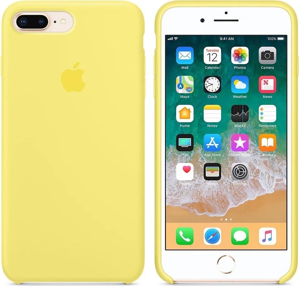 Чехол-накладка Apple Silicone Case for iPhone 7/8 Plus, Lemonade (HC)