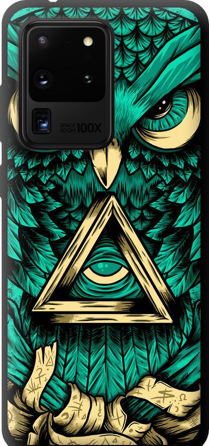 Чохол на Samsung Galaxy S20 Ultra Сова Арт-тату (3971b-1831-42517)