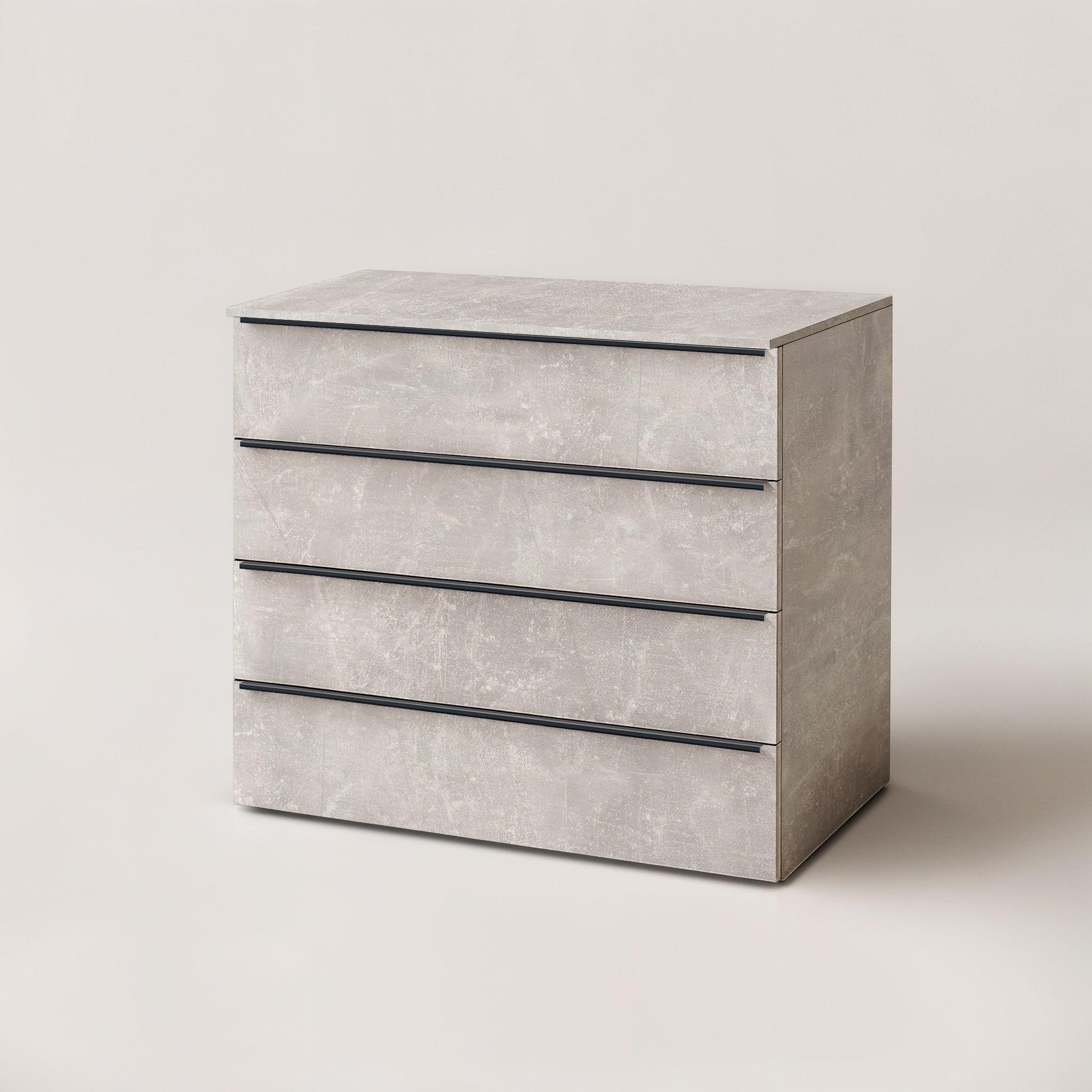 Комод на 4 ящика FTX-4 1000х544х1014 мм Бетон - фото 2 Комод на 4 ящика FTX-4 1000х544х1014 мм Бетон - фото 2