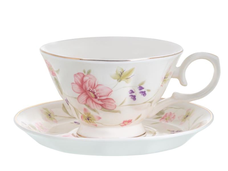 Чайний набір Lefard Лаура на 6 персон чашки 220 мл Білий (943-095) - фото 2 Чайний набір Lefard Лаура на 6 персон чашки 220 мл Білий (943-095) - фото 2