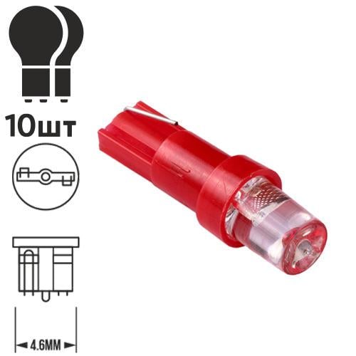 Лампа Pulso габаритная/LED T5/1SMD-3030/24v/0.5w/3lm Red (LP-240318)