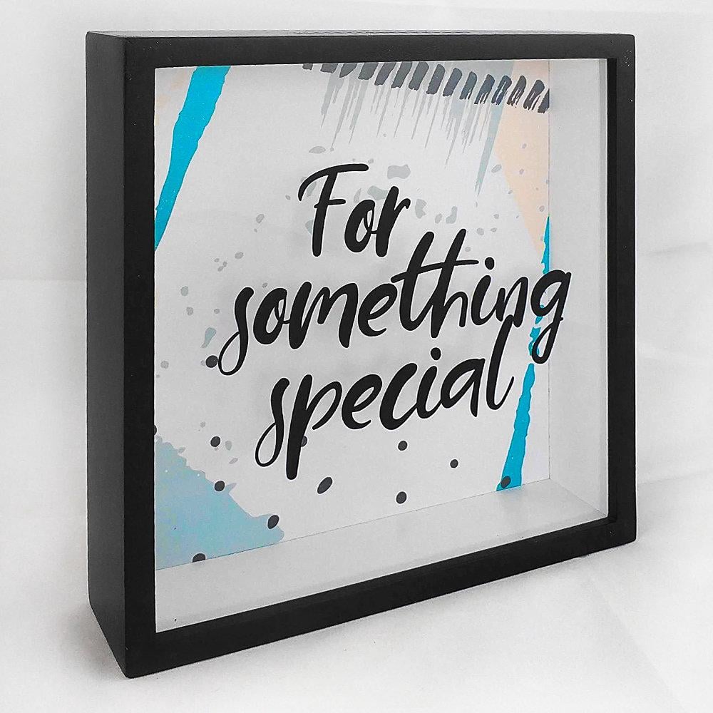 Скарбничка для грошей дерев'яна For something special 22х22х5 см (sp7-126334128)