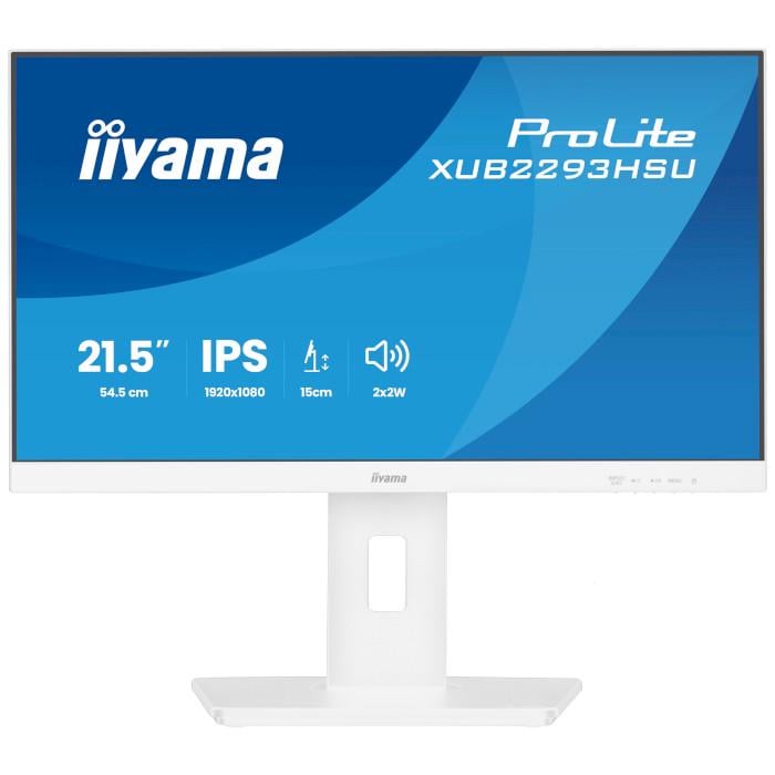 Монитор Iiyama ProLite XUB2293HSU-W7 IPS 1920x1080 100 Гц 300 кд/м2 21,5" White (32202243)