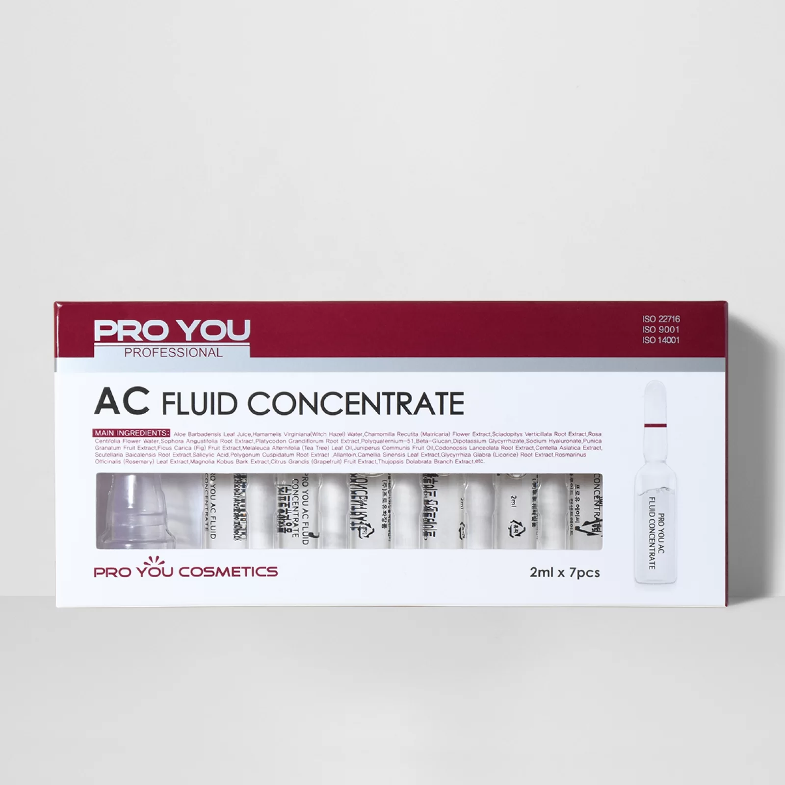 Флюид-концентрат PRO YOU Professional AC Fluid Concentrate Антиакне противовоспалительный 2 мл 7 шт. (11120200)
