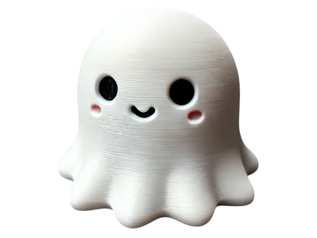 Декоративная фигурка Cute 3D Ghost for Halloween 4 см 3D-печать