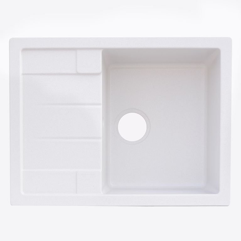Мойка кухонная Platinum Lotos 6550 Белый (353257)