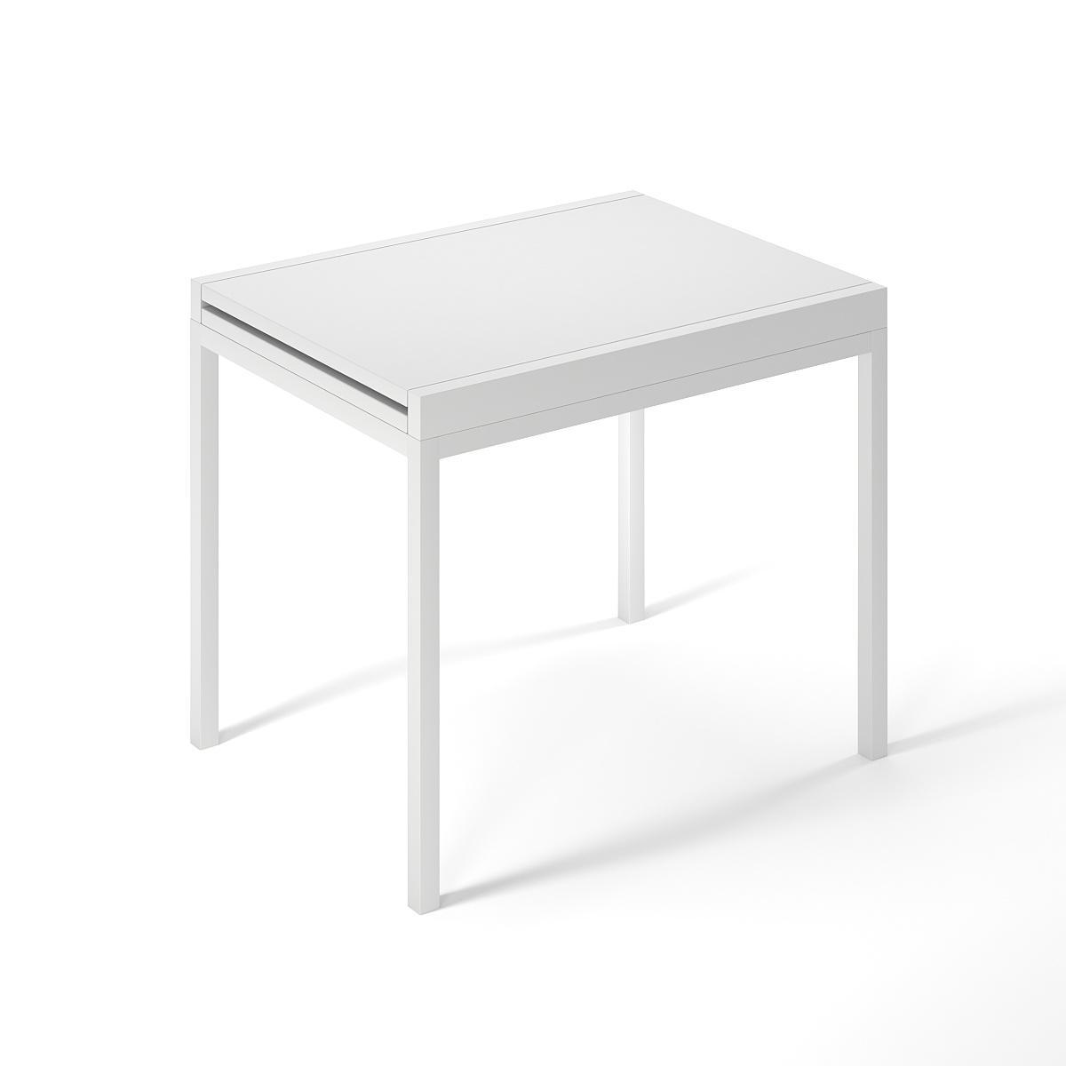 Обеденный стол-трансформер Armstrong 690x750x890 мм Белый бриллиант/Белый (GATB08010000110) - фото 2 Обеденный стол-трансформер Armstrong 690x750x890 мм Белый бриллиант/Белый (GATB08010000110) - фото 2