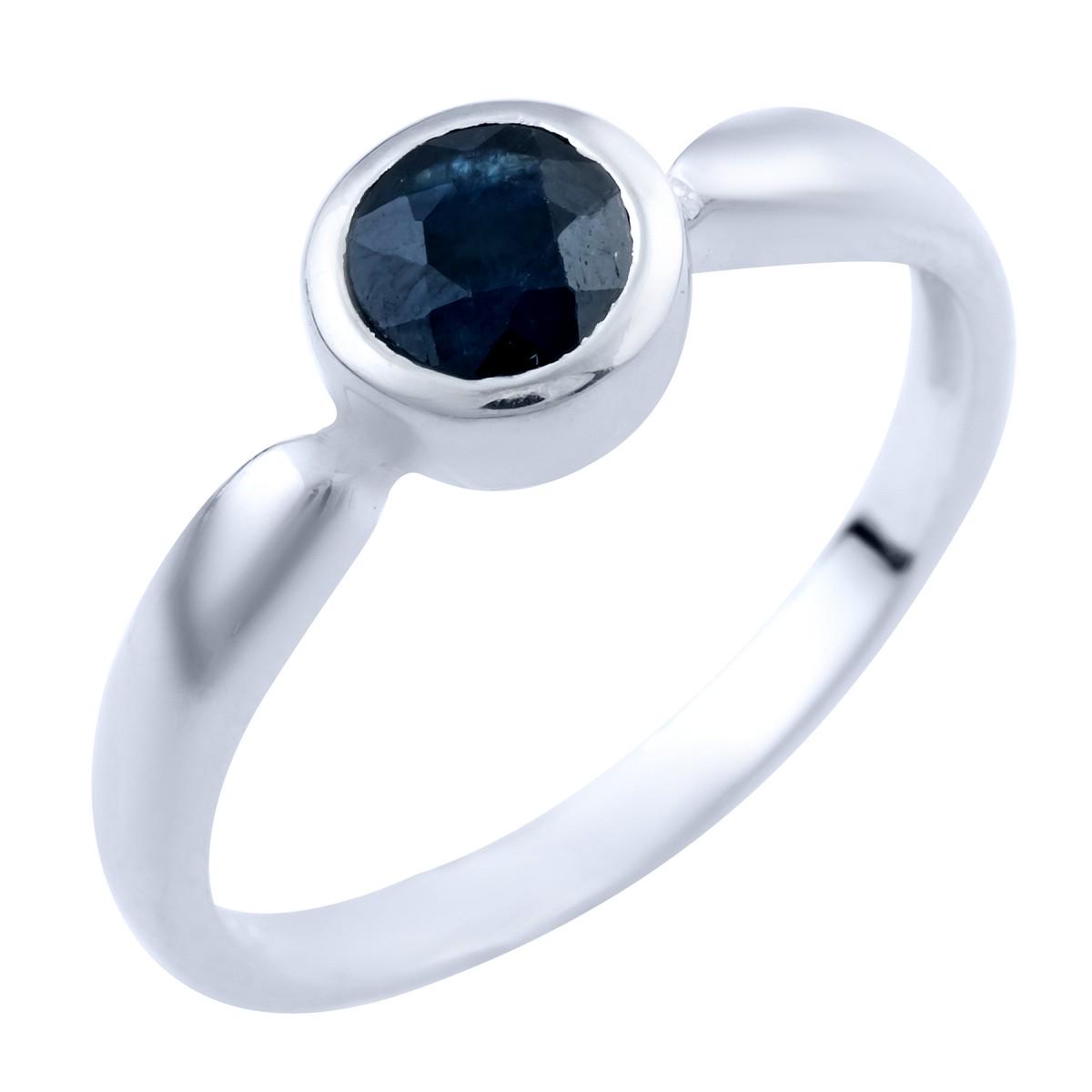 Кольцо серебряное с натуральным сапфиром 1,92 г р. 17,5 (1837832) Кольцо серебряное с натуральным сапфиром 1,92 г р. 17,5 (1837832)