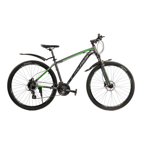 Велосипед Cross Egoist 2022 29" 18" Черный/Зеленый (24bd4b38)