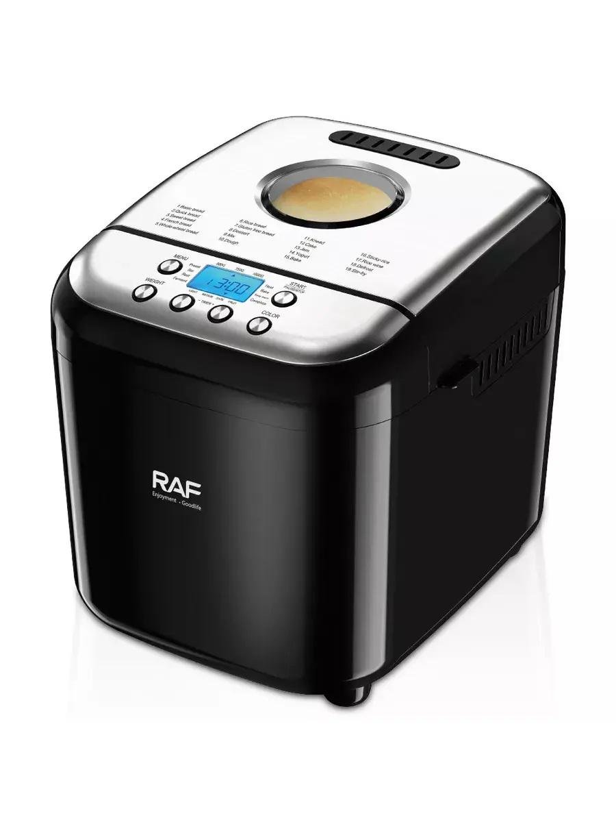 Хлебопечь с функцией безглютеновой выпечки RAF R 208 600W до 1000 г (63a1123c)