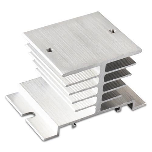 Радіатор охолодження для твердотільного реле SSR 10 25 40 A на DIN-рейку Silver (286878) Радіатор охолодження для твердотільного реле SSR 10 25 40 A на DIN-рейку Silver (286878)