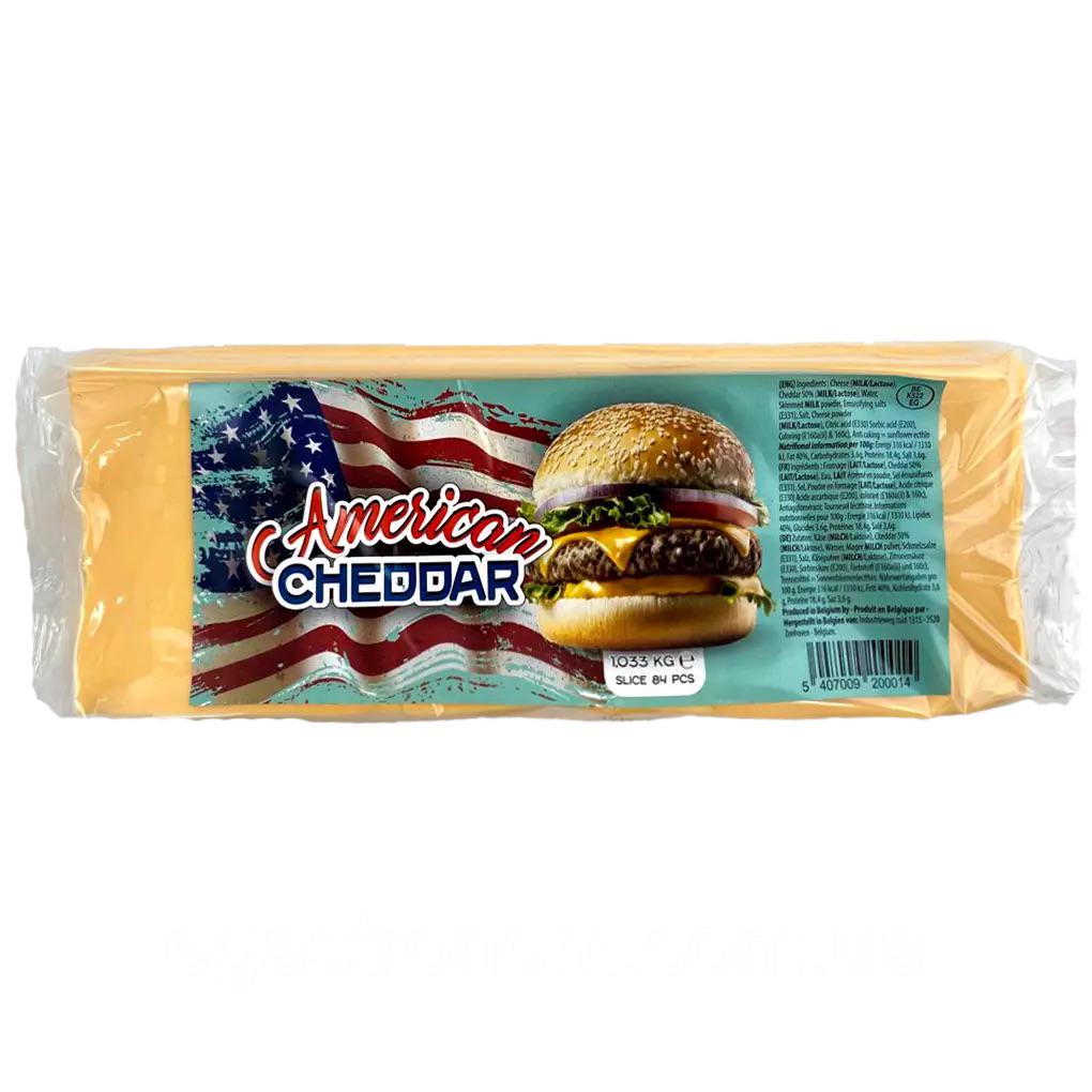 Сир тостовий American cheddar 1033 г