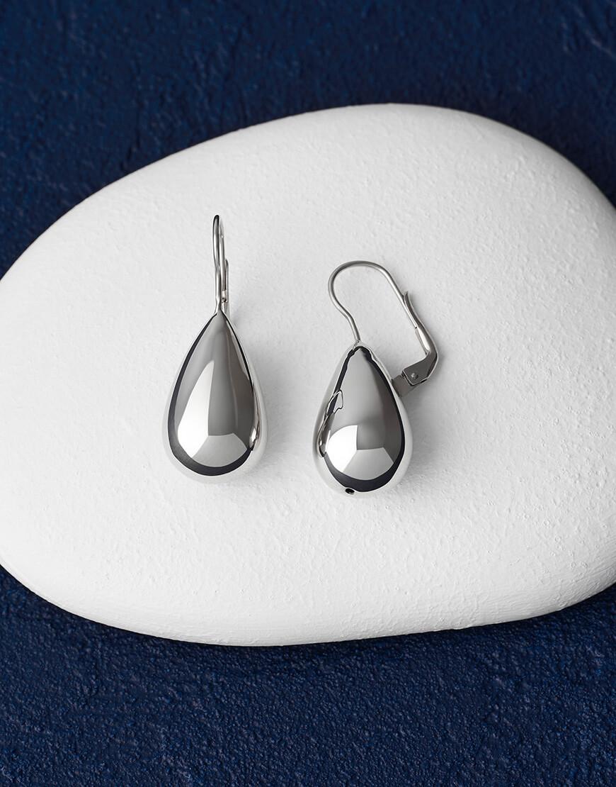 Сережки Drop жіночі IVA JEWELRY срібні One size