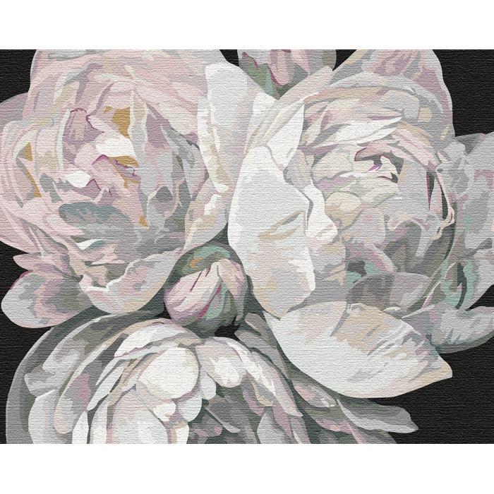 Картина по номерам Идейка "Краски пионов" 40х50 см (KH3114)