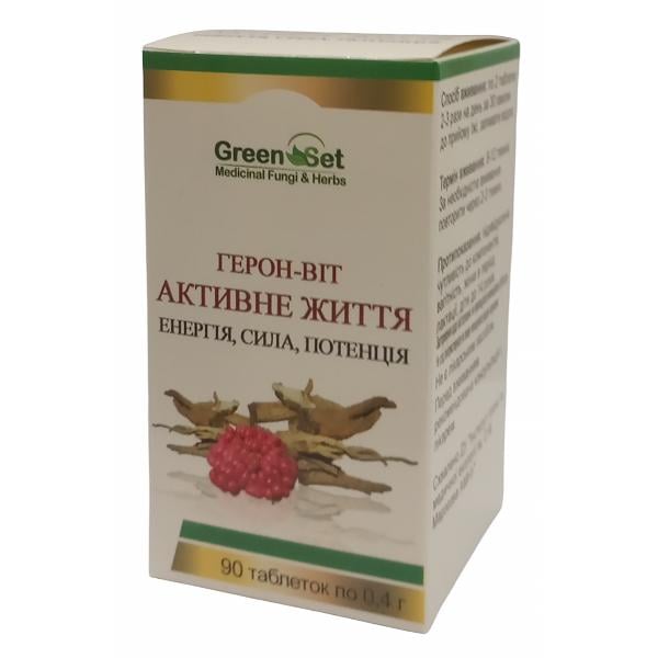 Смесь экстрактов Green Set Герон-вит Активная жизнь 90 табл. (000024075) Смесь экстрактов Green Set Герон-вит Активная жизнь 90 табл. (000024075)