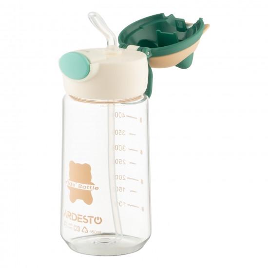 Бутылка для воды Ardesto Bear пластик 550 мл (AR2255BE) - фото 3 Бутылка для воды Ardesto Bear пластик 550 мл (AR2255BE) - фото 3