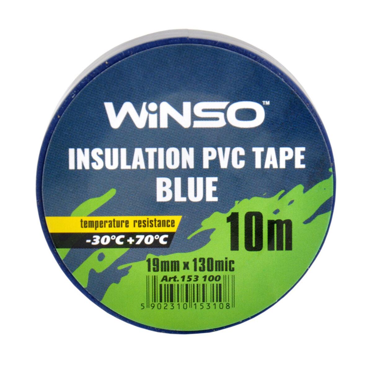 Лента изоляционная ПВХ Winso д.10 м/19 мм/т.130 мк - фото 2 Лента изоляционная ПВХ Winso д.10 м/19 мм/т.130 мк - фото 2