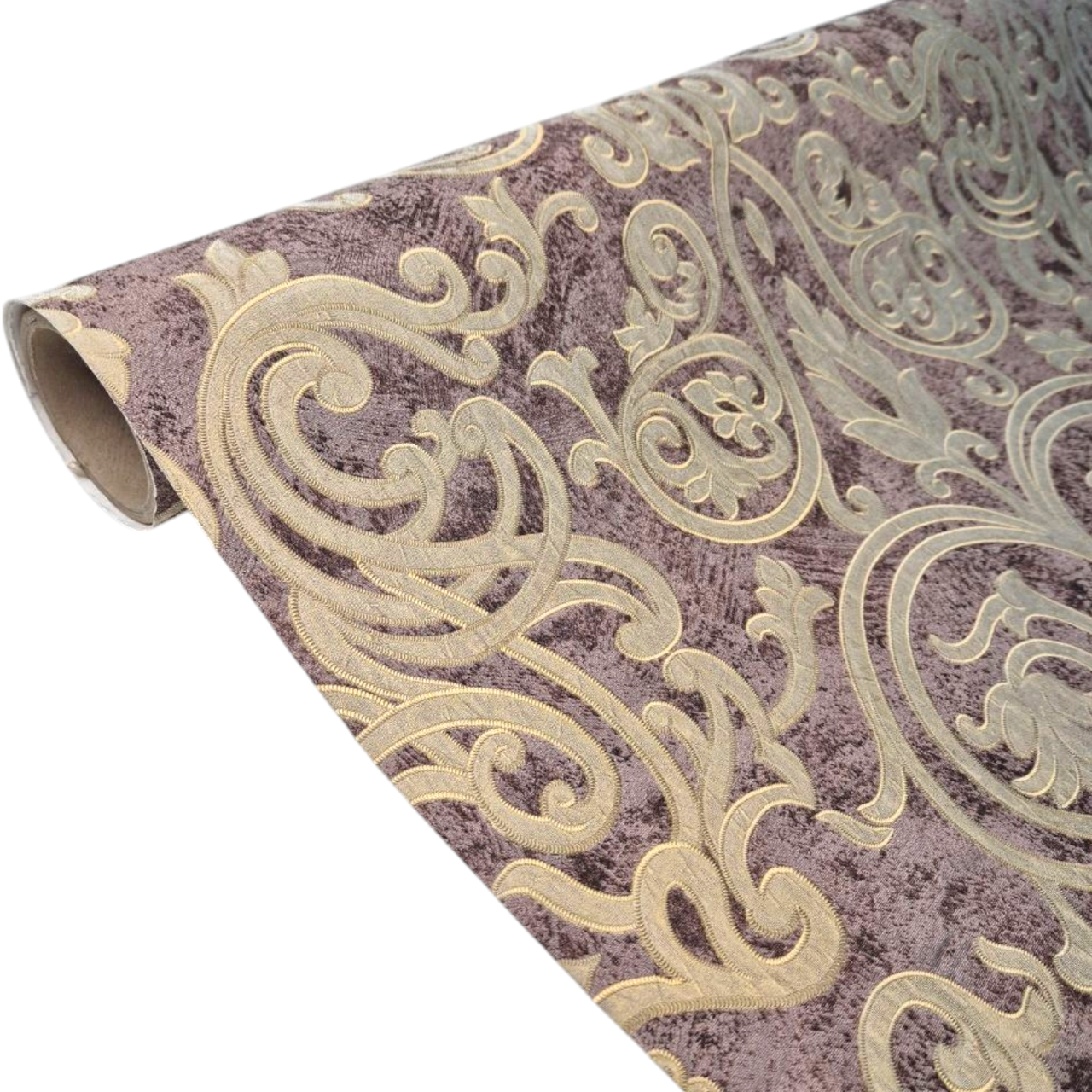 Обои виниловые Marburg 10,05x1,06 м Коричнево-золотистый (30054)