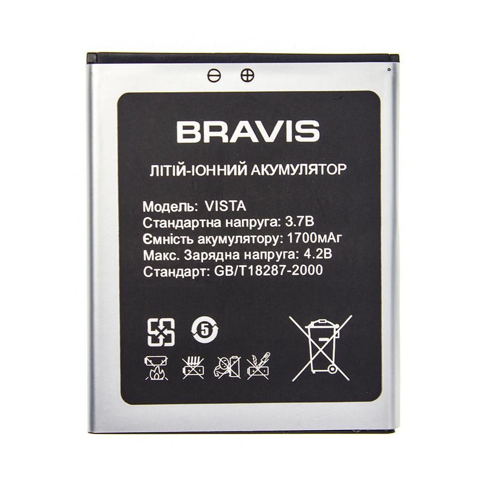 Акумулятор Bravis Vista1700mAh - фото 1