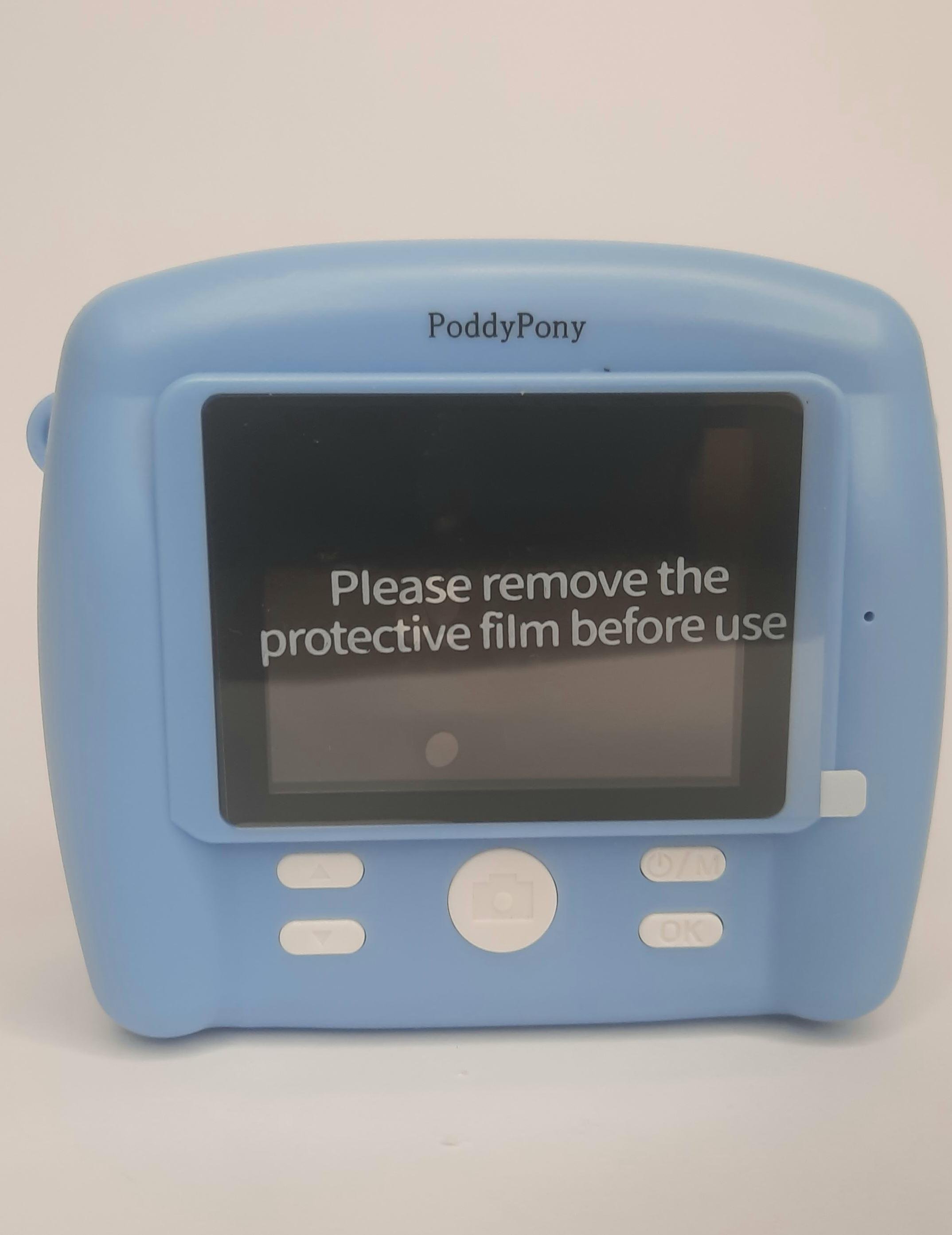 Камера дитяча цифрова з моментального друку фото Poddy pony Blue (C10) - фото 8 Камера дитяча цифрова з моментального друку фото Poddy pony Blue (C10) - фото 8