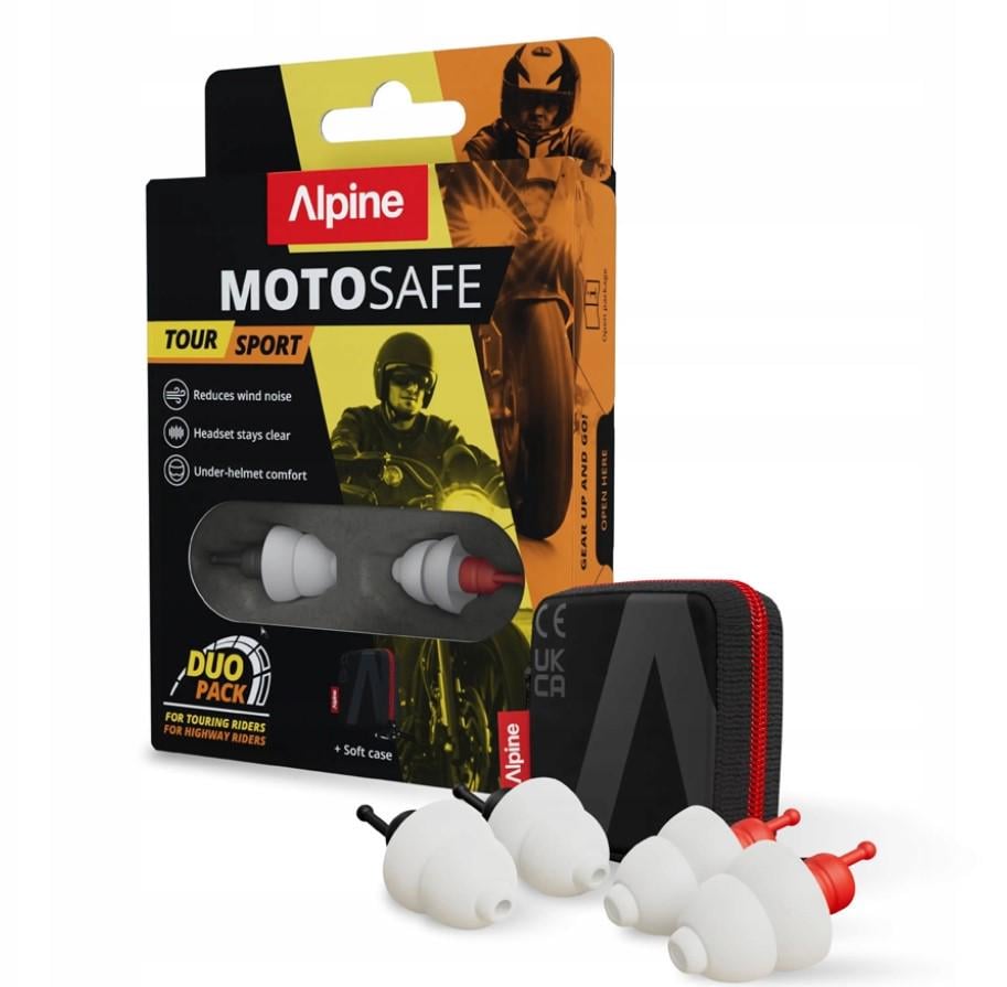 Беруши для мотоциклистов Alpine MotoSafe Duo 2026 Tour+Sport с футляром 2 пары (34950559) Беруши для мотоциклистов Alpine MotoSafe Duo 2026 Tour+Sport с футляром 2 пары (34950559)