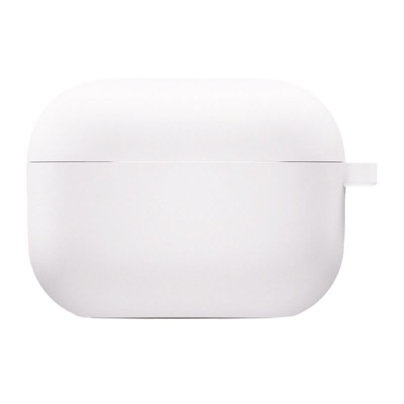 Футляр силіконовий Epik для навушників Airpods 4 з мікрофіброю Білий/White (00000075783_1)