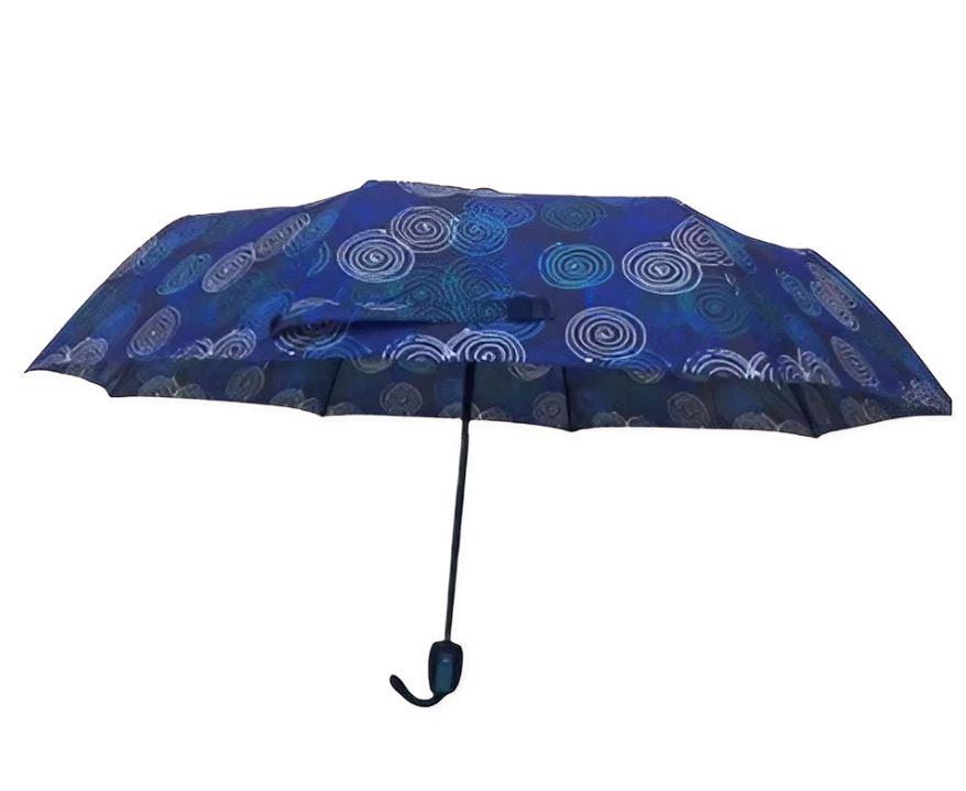Зонтик складной полуавтомат Springs 8 спиц купол 110 см Blue (30244) - фото 2 Зонтик складной полуавтомат Springs 8 спиц купол 110 см Blue (30244) - фото 2