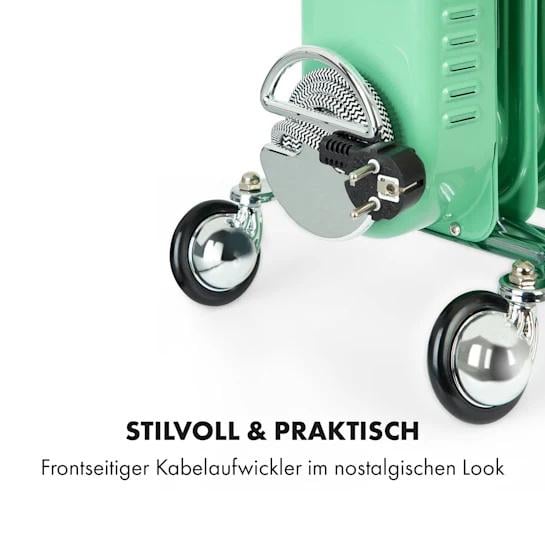 Масляний радіатор KLARSTEIN Thermaxx Retroheat 2500 W (10035081) - фото 4