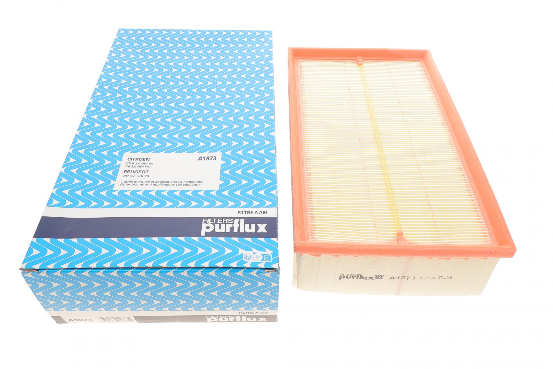 Фильтр воздушный PURFLUX для Citroen C5 3,0HDI 05- (A1873)