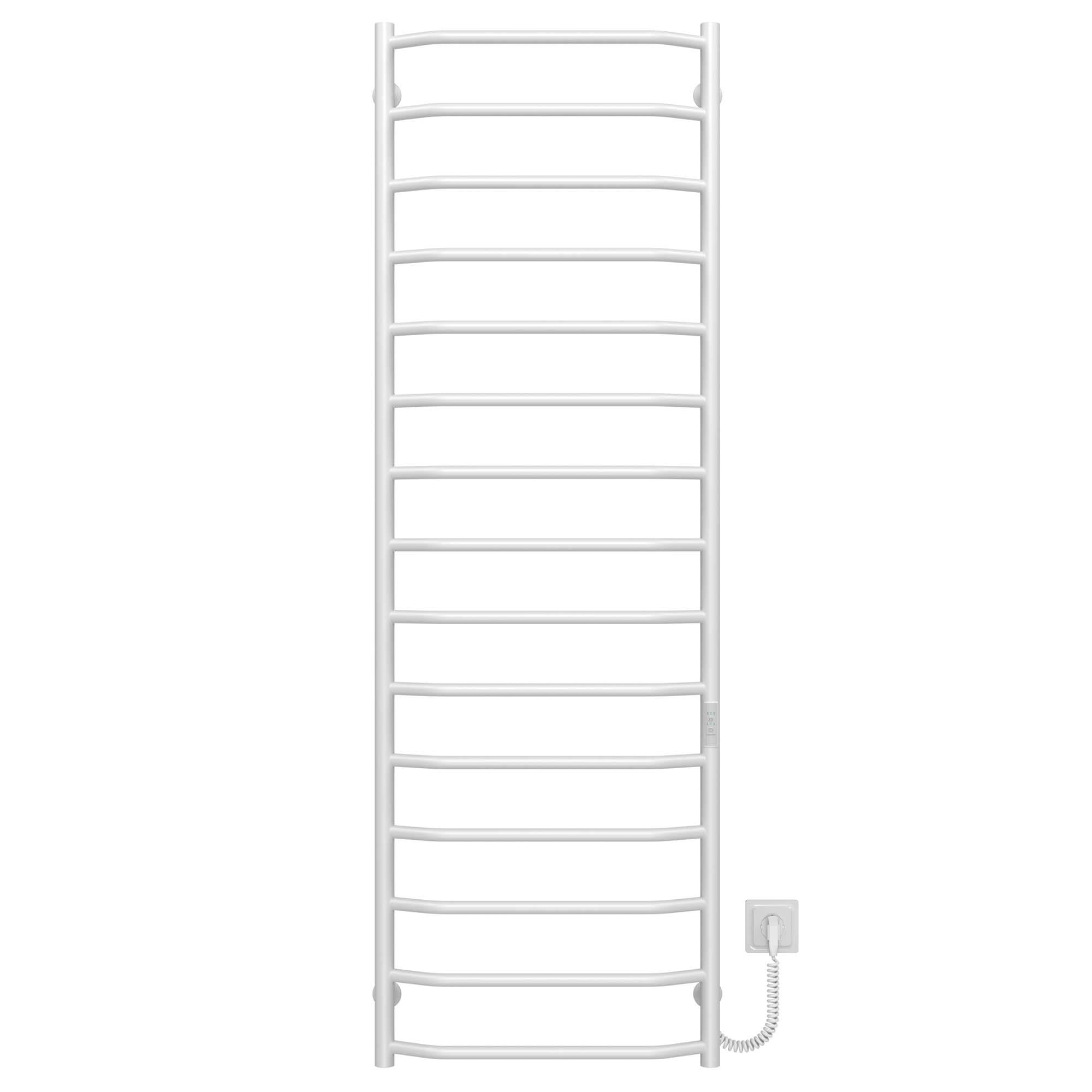 Полотенцесушитель электрический Deffi Трапеция П15 WD03 правое подключение нержавеющая сталь 500х1600 мм Белый (C.TR.160.50.15.E.W.R.3)