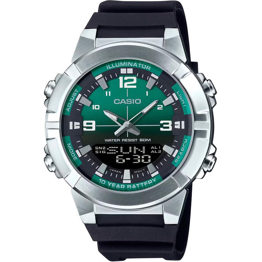 Наручные часы мужские Casio AMW-870A-3A d 47 мм