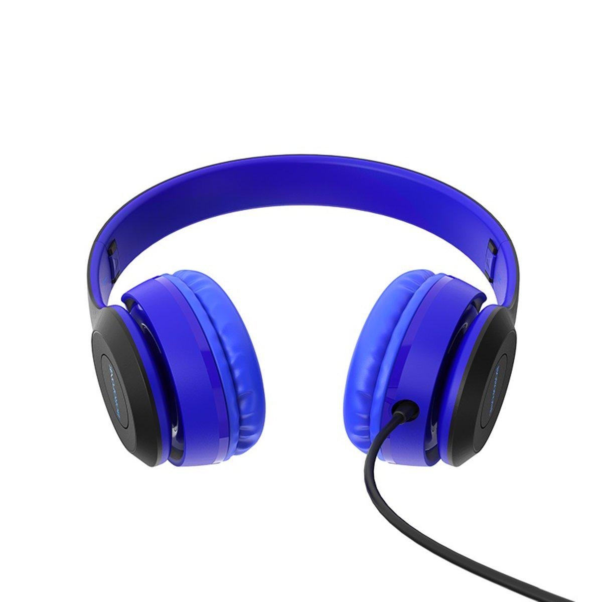 Наушники Borofone BO5 Star sound wired headphones Blue (581086)