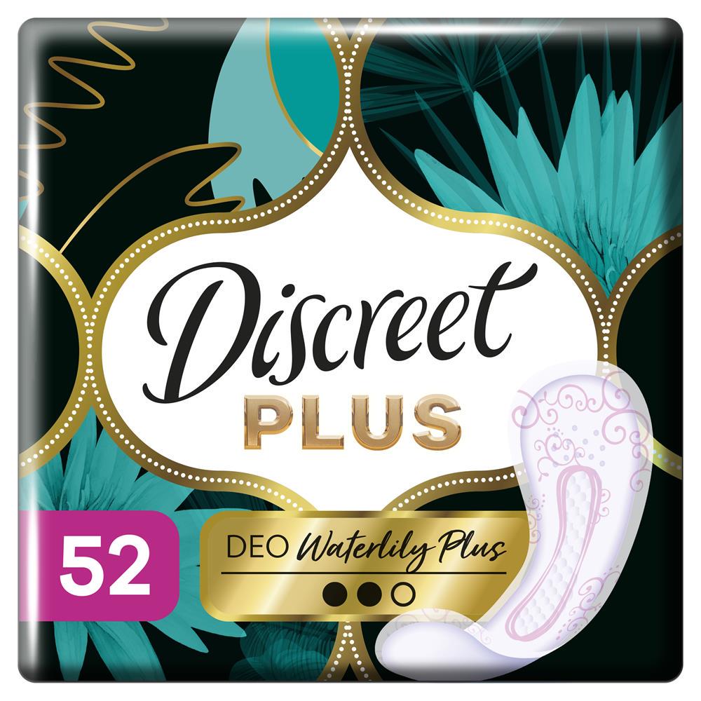 Прокладки гигиенические ежедневные Discreet Zone Plus Deo Water Lily Plus Triple 52 шт. (30849316)