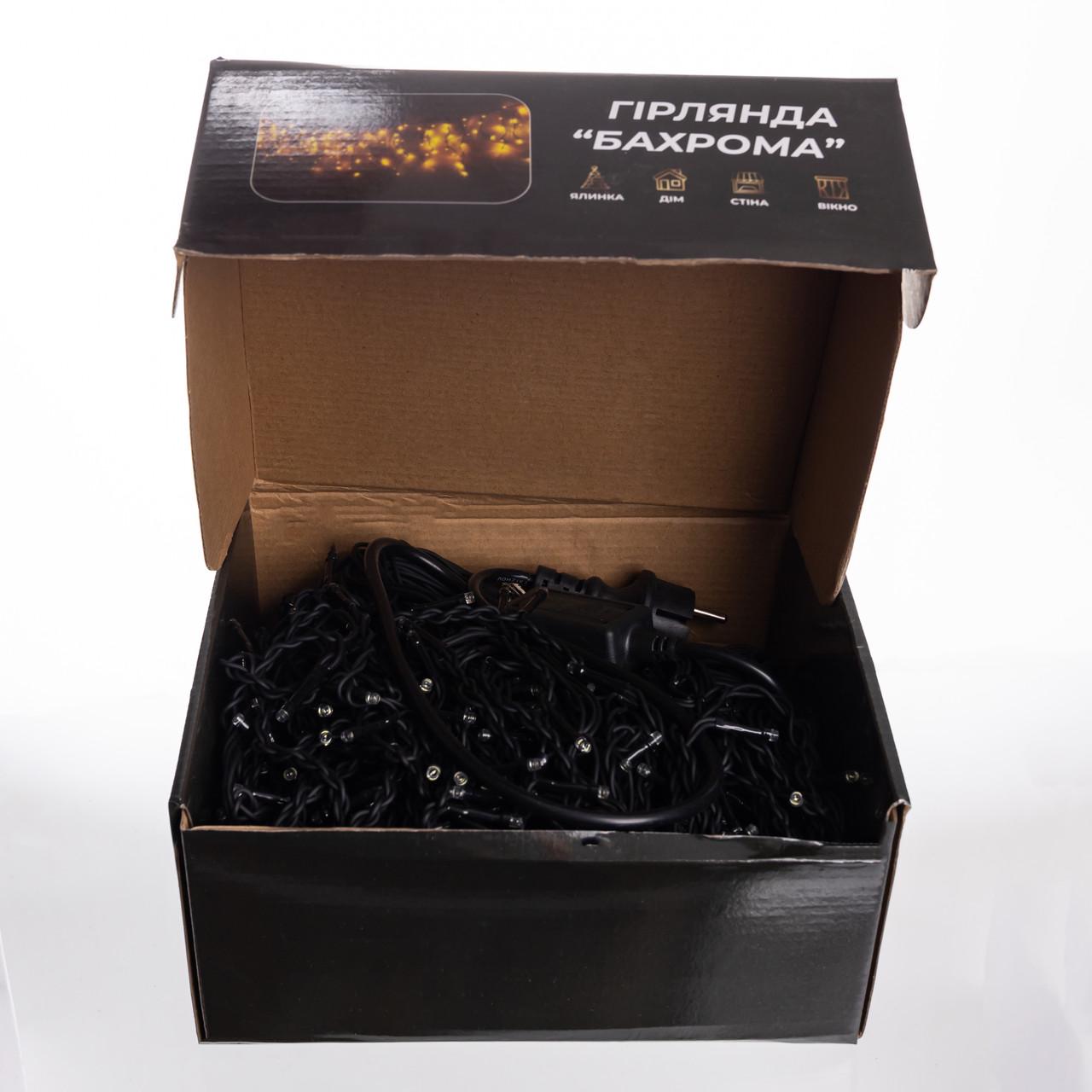 Гірлянда вулична Бахрома 36МBW 36 м 600 LED Чорний/Білий (29912849) - фото 4 Гірлянда вулична Бахрома 36МBW 36 м 600 LED Чорний/Білий (29912849) - фото 4