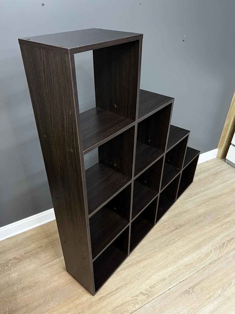 Стелаж А-5 на 10 комірок 1425х1400х252 мм Дуб венге магія - фото 5 Стелаж А-5 на 10 комірок 1425х1400х252 мм Дуб венге магія - фото 5