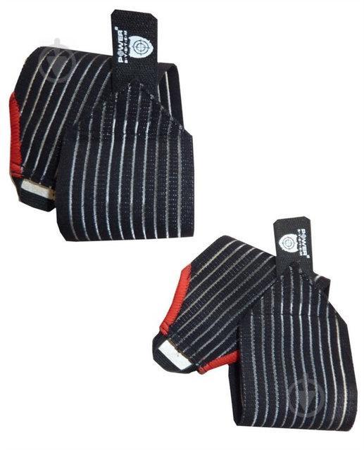 Кистові бинти Power System Elastic Wrist Support PS-6000 Black - фото 4