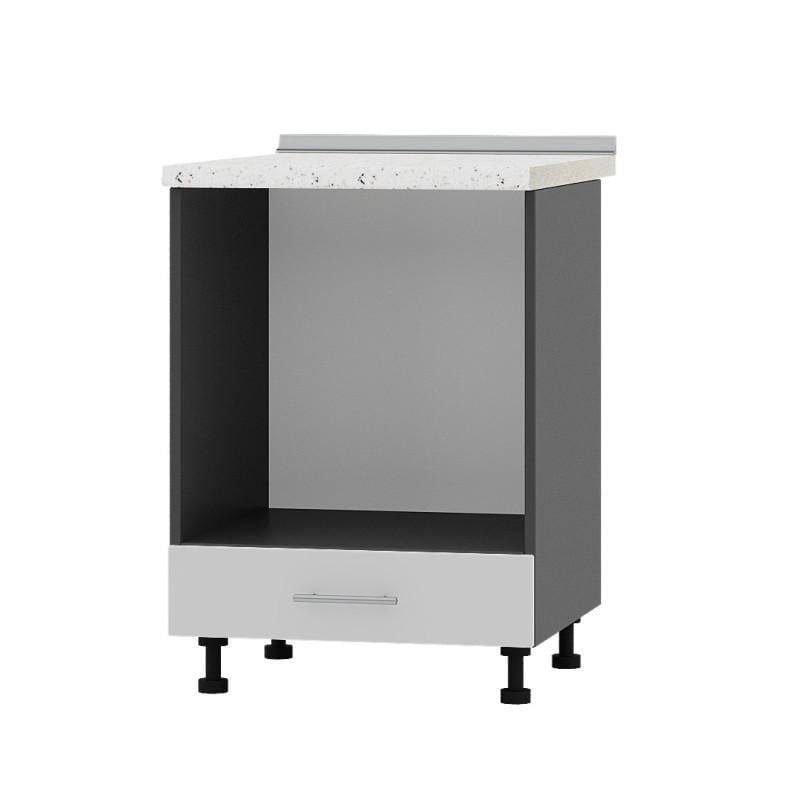 Кухонный модуль под духовку Оптима Низ Н85-600 без столешницы 600х461х820 мм Антрацит/Нимфея Альба (DTM-072186) - фото 1 Кухонный модуль под духовку Оптима Низ Н85-600 без столешницы 600х461х820 мм Антрацит/Нимфея Альба (DTM-072186) - фото 1