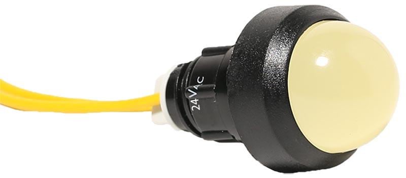 Лампа сигнальная ETI LS LED 20 Y 24 20 мм LED 24V AC Желтый (4770815)