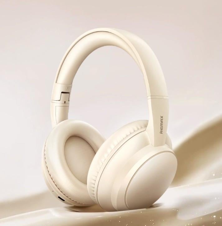 Наушники Bluetooth Remax RB-100HB BT5.4 с микрофоном Бежевый (2870210294)