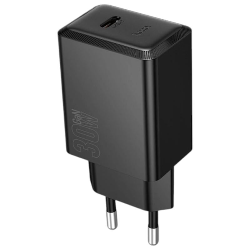 Зарядний пристрій мережевий Hoco N70 PD30W Gan Чорний (31941226)