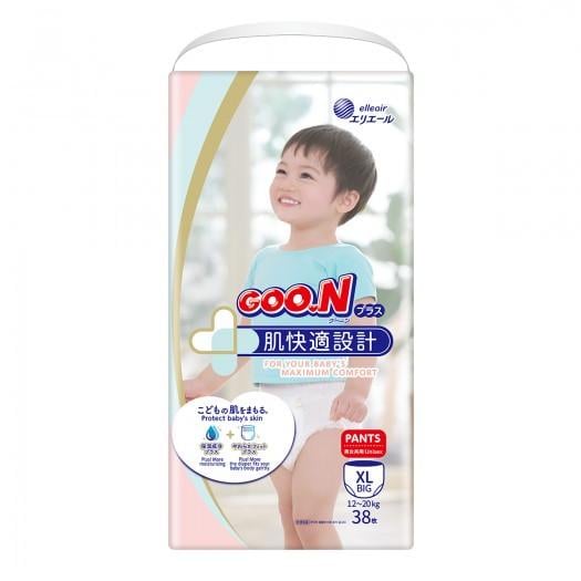 Подгузники Goo.N Plus для детей XL 12-20 кг 38 шт. (21000630-ks)